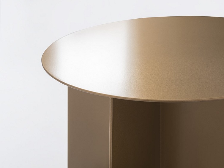 Stół Kawowy Oli Metal 50x45 Złoty