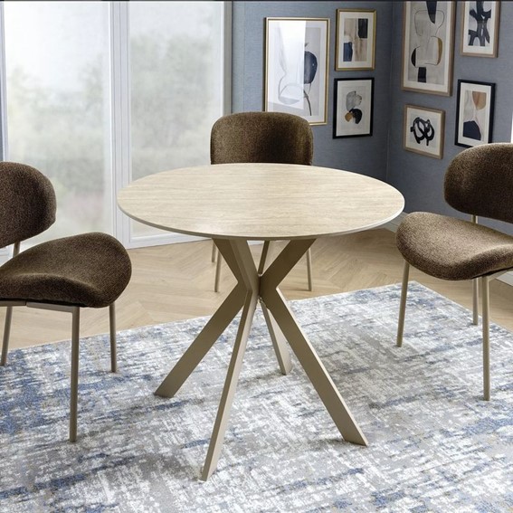 Krzesło KISO Noelle Cappuccino/Kaszmir