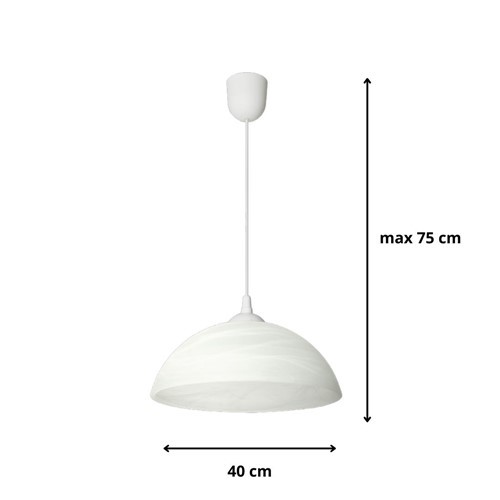 Lampa Wisząca MARGARET C Biały