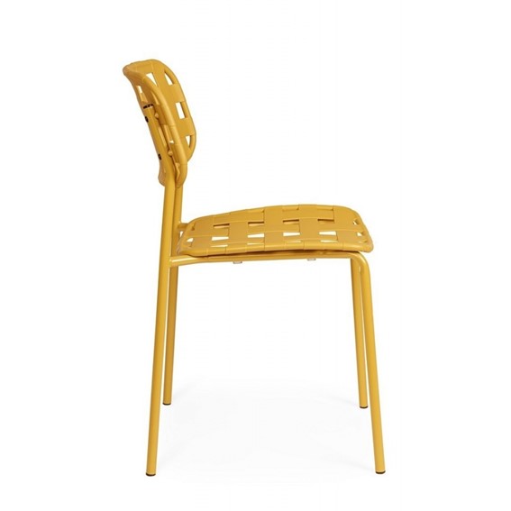 Krzesło Ogrodowe CLOVER Żółty