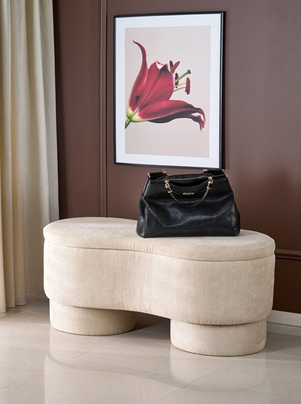 Ławka VIVA z Funkcją Pojemnika Beżowy