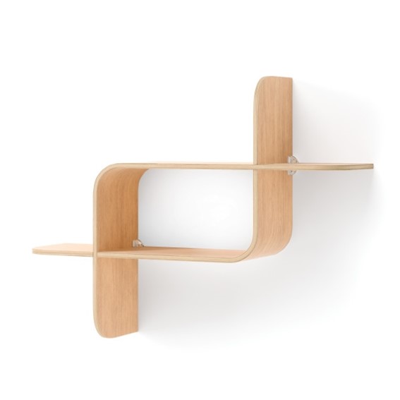 Półka Ścienna MONTAGE Brązowy