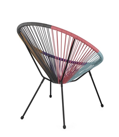 Krzesło Ogrodowe PARKER Wielokolorowy