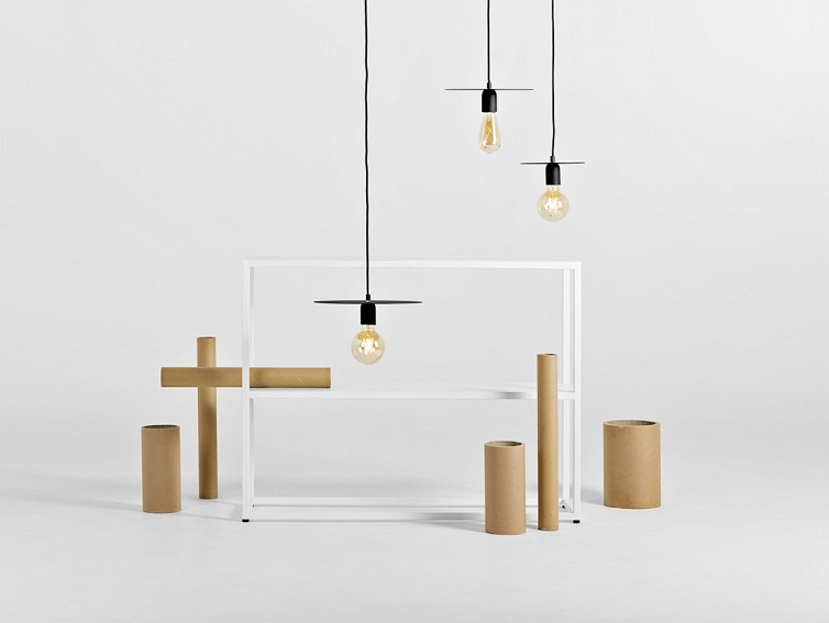 Lampa wisząca SKIVA M – czarny