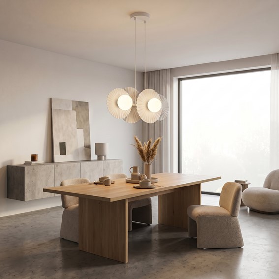 Lampa Wisząca UMBRA 4 Biały/Opal