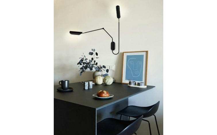 Lampa Ścienna TENTA Czarny