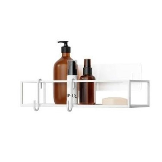 Zestaw Dwóch Półek Prysznicowych CUBIKO Biały