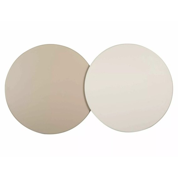 Ława NOEMI Fi80cm Ciemny Beż Mat