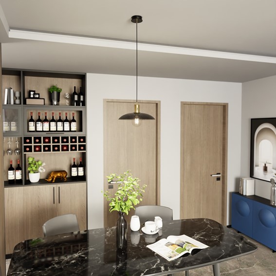 Lampa Wisząca SPIRIT 1 Czarny