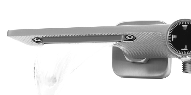 Zestaw Natryskowy HELIX Nikiel Szczotkowany