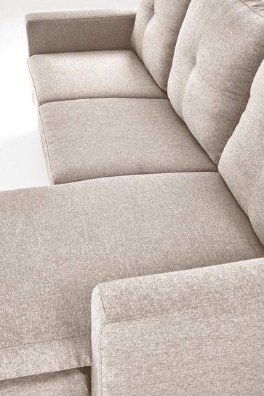 Sofa z Podnóżkiem GERSON Beżowy