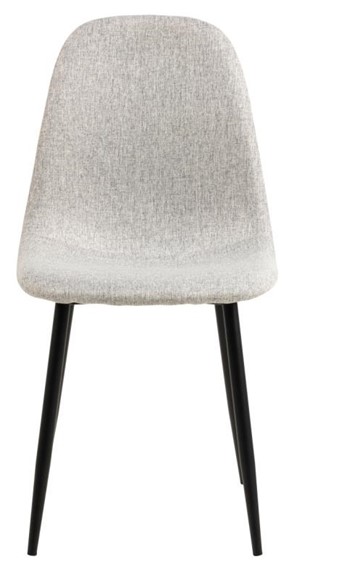 Krzesło CELIA Szary Jasny/ Czarny