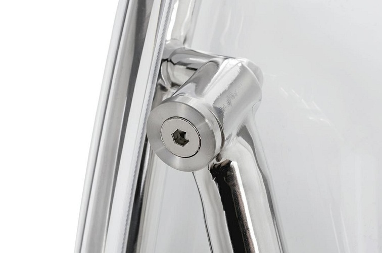 Fotel BUBBLE STAND 2 Chrom/Transparentny