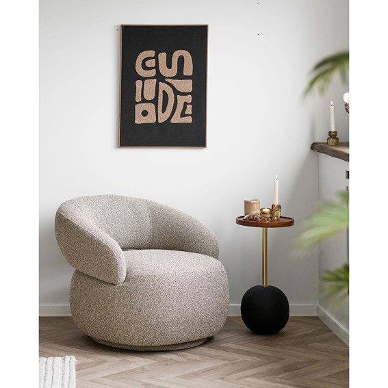 Zestaw 3 Świeczników HOUSE NORDIC Dymiony/Brązowy