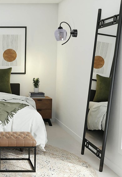 Kinkiet SARA K-5197 Czarny/Grafitowy