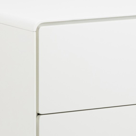 Komoda LOWELL z 3 Szufladami Biały