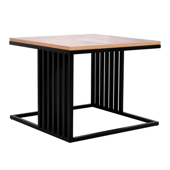 Stolik KAJA HOME KS-31 Czarny/Dąb