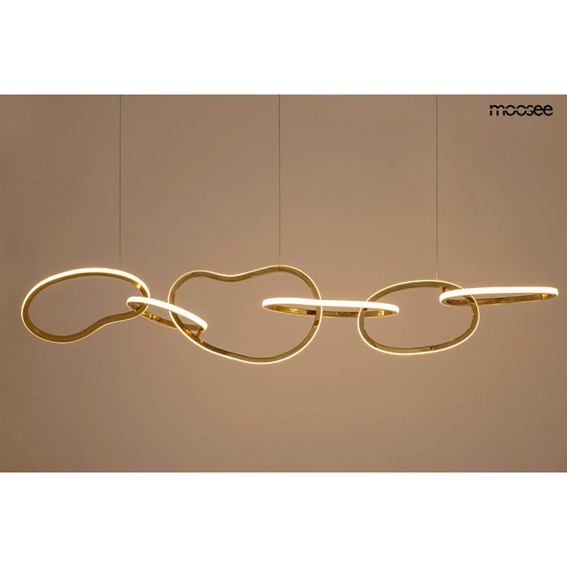 Lampa Wisząca JAZZ 6 Złoty/Biały