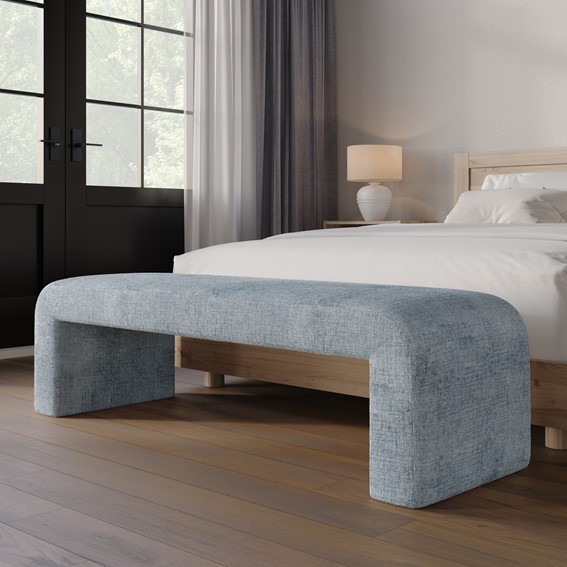 Ławka LEITH LET70B Jasnoniebieski