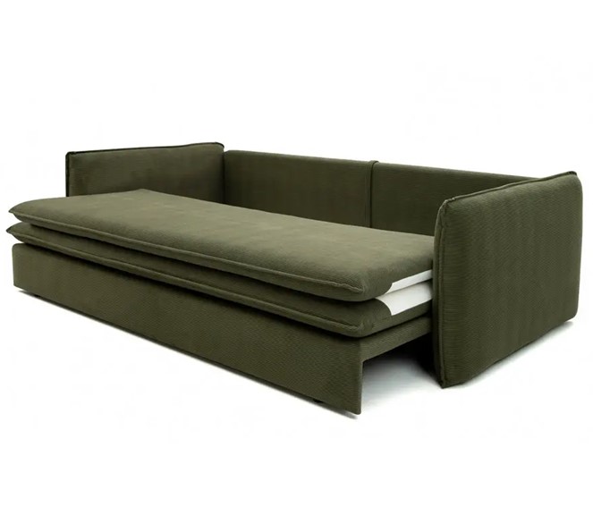 Sofa SENSE SLIM Ciemna Zieleń z Funkcją Spania - II Grupa Tkanin