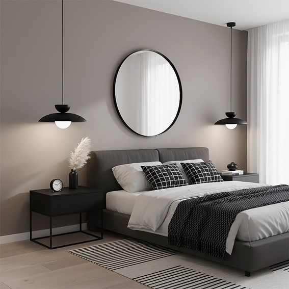 Lampa Wisząca MULAN 1 Czarny