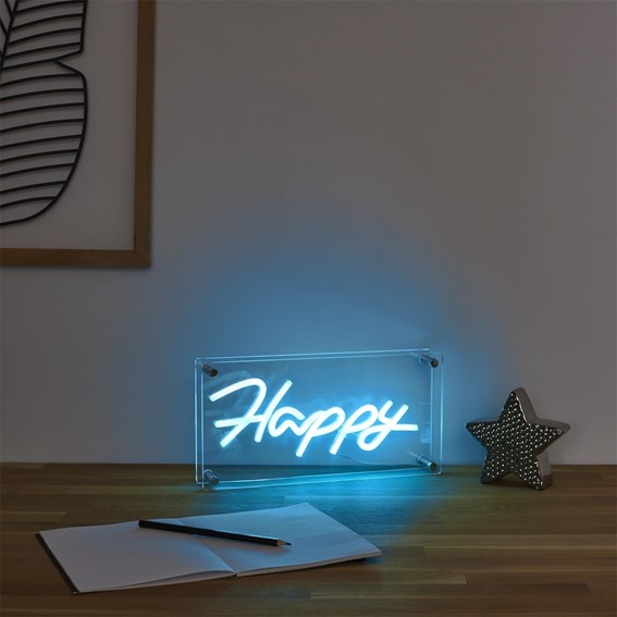 Lampka HAPPY Neon LED