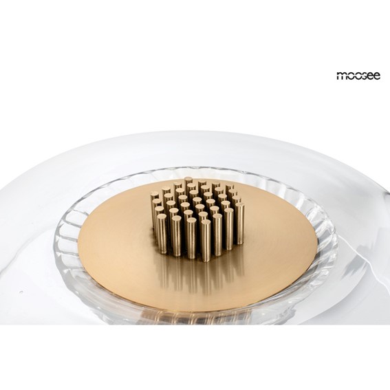 Lampa Stołowa ICAR Transparentny/Złoty