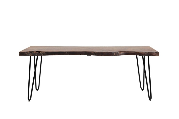 Ławka AV1781-48KD Avola 41x122x46 Czarny/Orzech