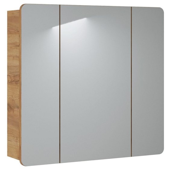 Szafka z Lustrem ARUBA WHITE 843 16x80x75 Biały