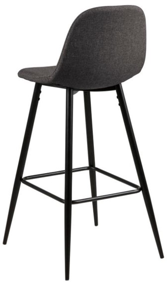 Stołek Barowy WILMA Szary/Czarny