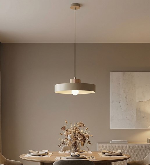 Lampa Wisząca KIVI 1L Beżowy