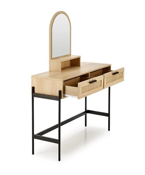 Toaletka CARMEN Czarny/Naturalny