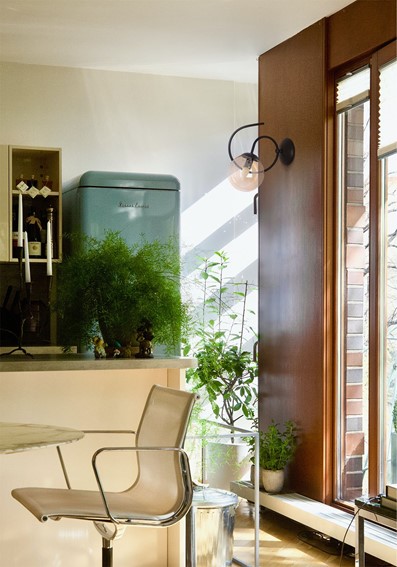 Kinkiet FLORO K-5128 Czarny/Bursztynowy