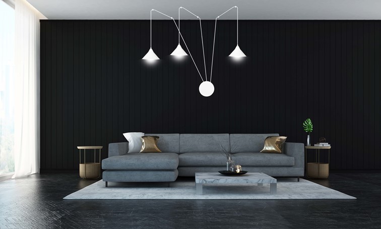 Lampa Wisząca ABRAMO 3 Biały