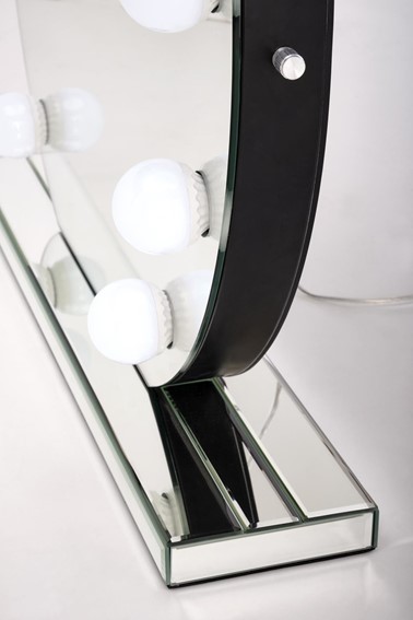 Lustro Stołowe TORANO z Oświetleniem LED Srebrny