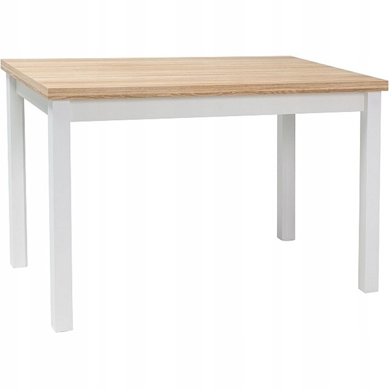 Stół ADAM 100x60 Biały Mat/Dąb