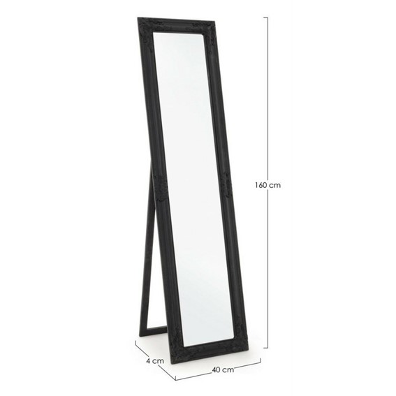 Lustro Stojące MIRO Czarny