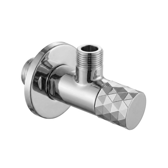 Zawór Kątowy DIAMOND 03 1/2" x 3/8" Chrom