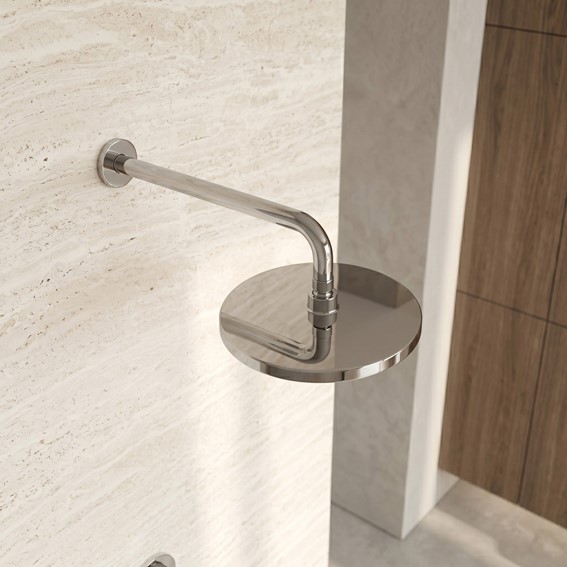 Ramię Do Deszczownicy Okrągłe JS-9021 40cm Chrom