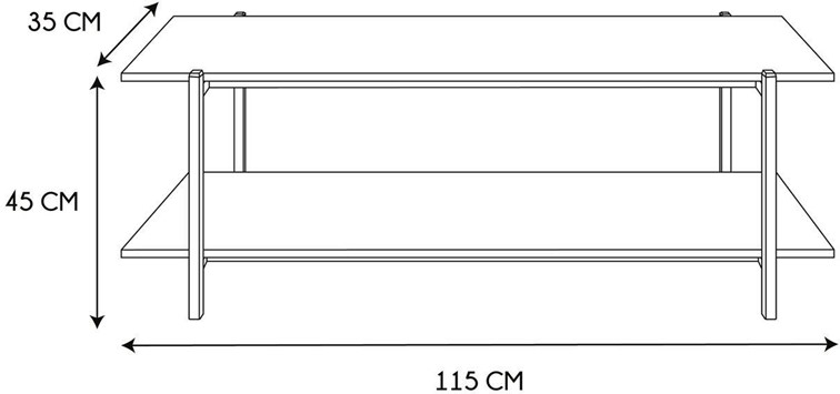 Szafka RTV LOKA Naturalny
