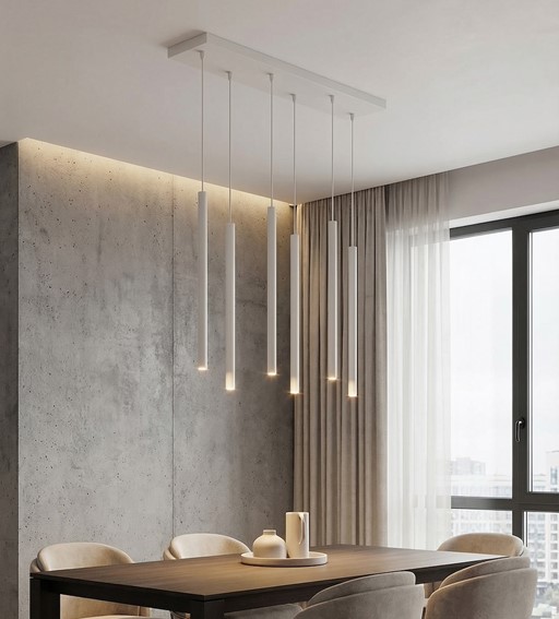 Lampa Wisząca SELTER 6 Szary