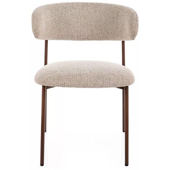 Krzesło ELTON D Beż/Orzech