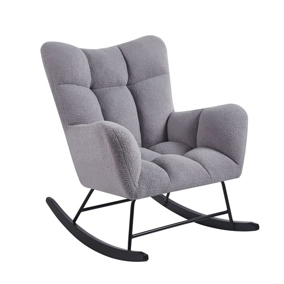 Fotel Bujany TEDDY FR4-FX Szary