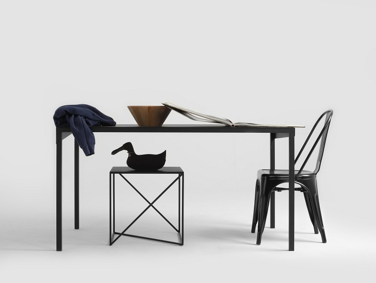 Stół Jadalniany Obroos Metal 140x80 Czarny