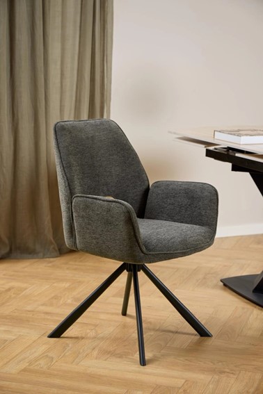 Krzesło GRAHAM Ciemny Szary