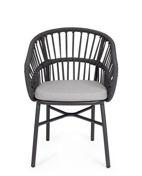 Krzesło Ogrodowe ODIVELAS Czarny