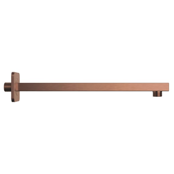 Ramię Do Deszczownicy Kwadratowe JS-9022BRG 40cm Miedź Szczotkowana