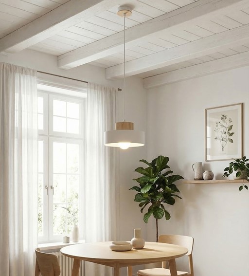 Lampa Wisząca KIVI 1S Biały