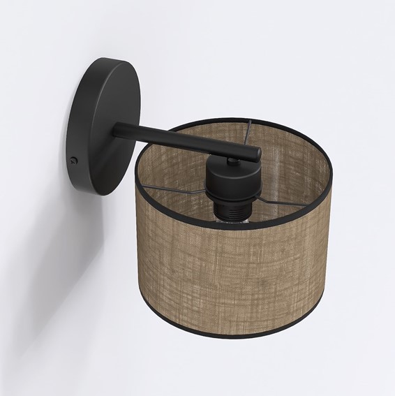 Kinkiet ECO K1 Czarny/Brązowy