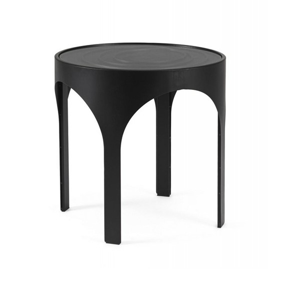 Stolik Kawowy ARCHIE Fi50cm Czarny